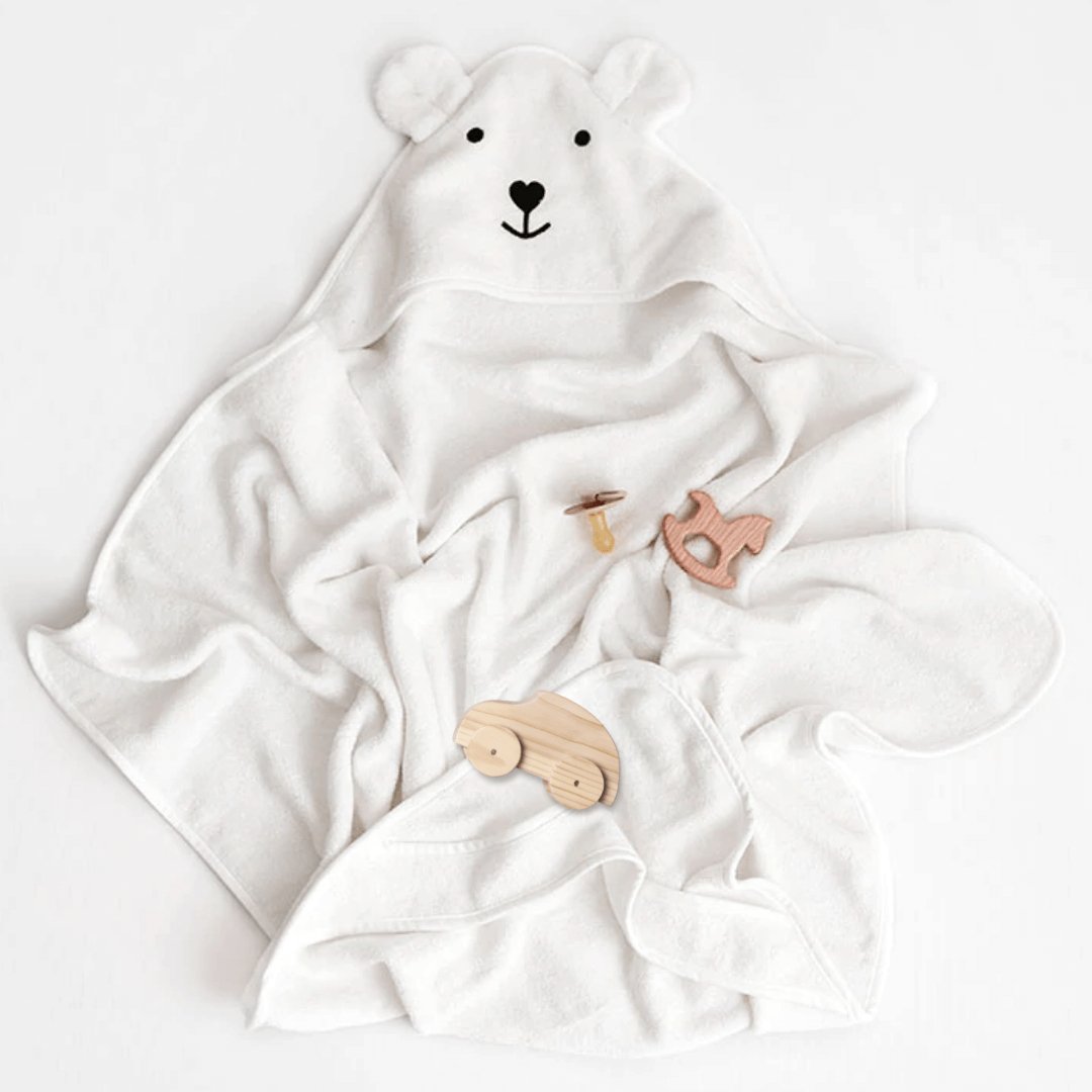 Baby Beach Towel Hooded 100% Cotton - Baby & Toddler > Baby Bathing > Bath Toys - The Present King