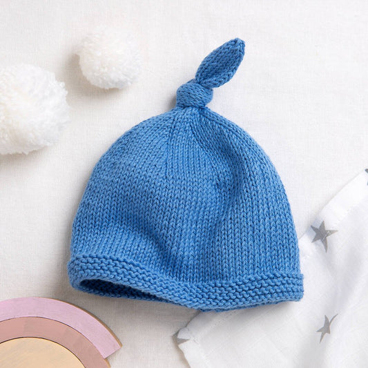 Baby Cotton Hat Easy Knitting Kit - Toys & Games - The Present King