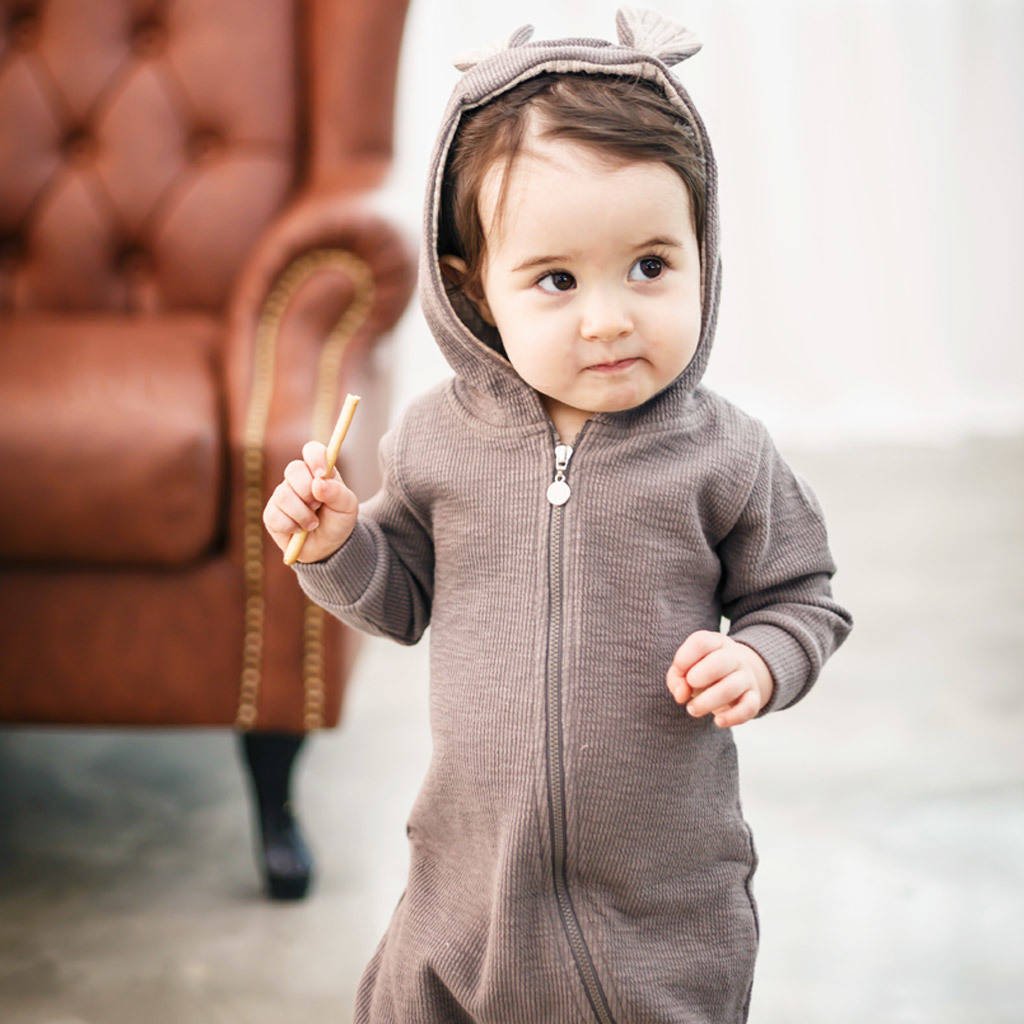 Baby Deer Jumpsuit, Brown - Clothing & Accessories > Clothing > One - Pieces > Jumpsuits & Playsuits - The Present King