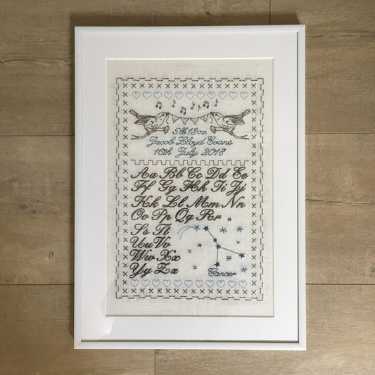 Baby Embroidered Sampler - Home & Garden > Decor - The Present King