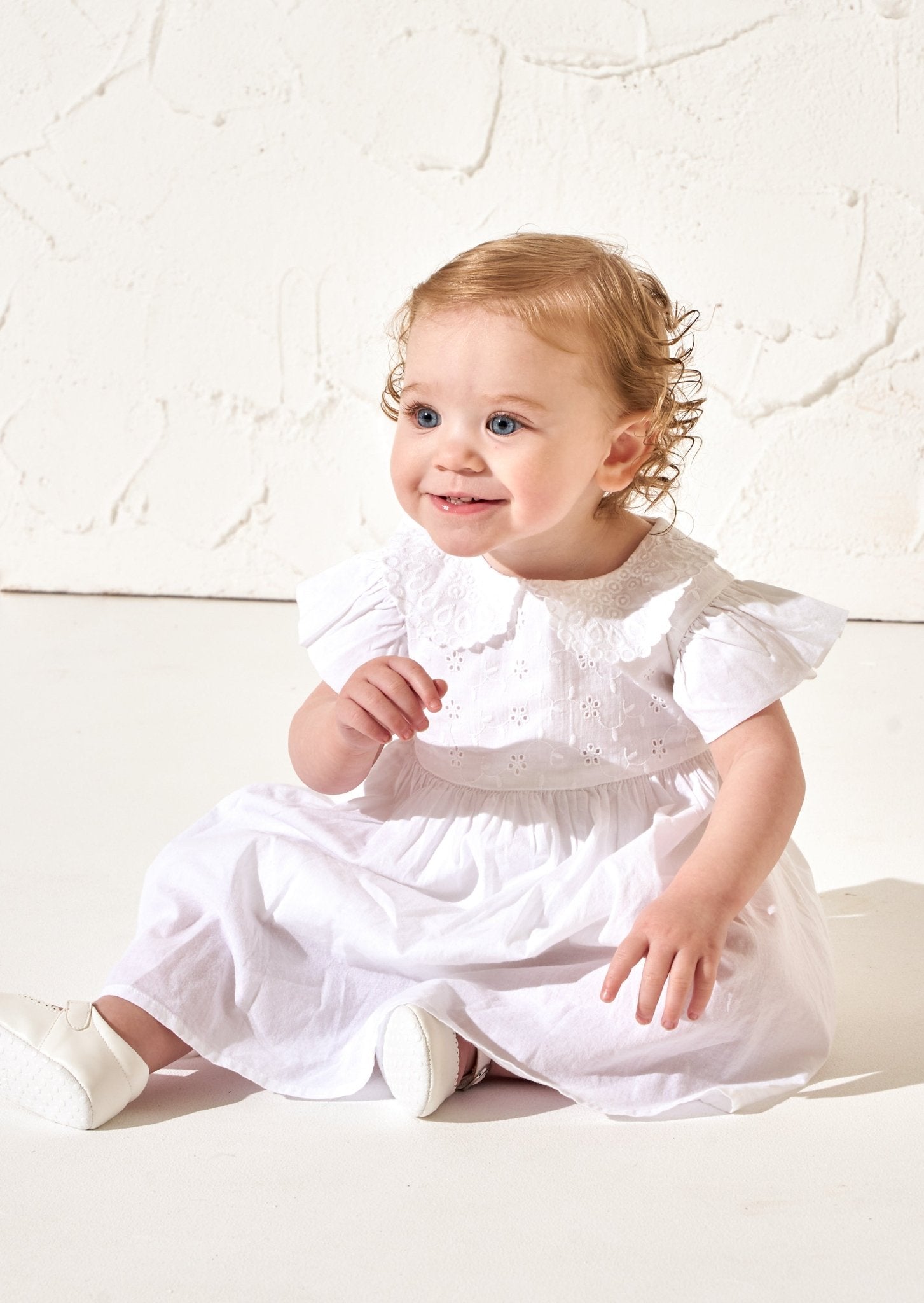 Baby Girl White Dress - Clothing & Accessories > Clothing > Baby & Toddler Clothing > Baby & Toddler Dresses - The Present King