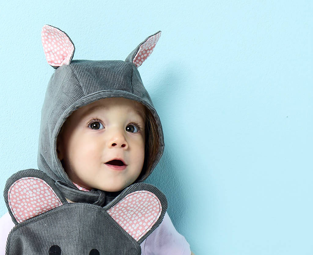 Baby Mouse Bonnet, Grey - Baby & Toddler Clothing - The Present King