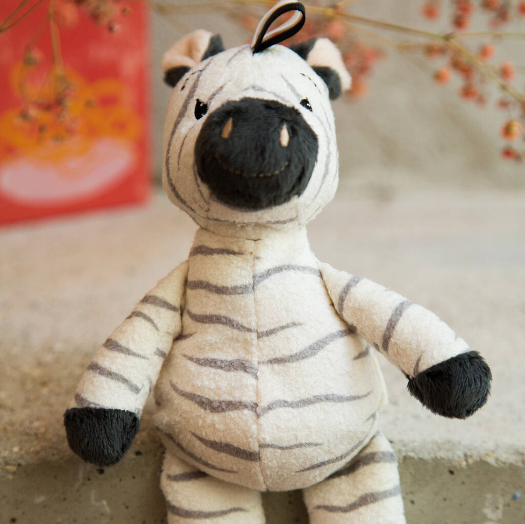 Baby Zebra Rattle Soft Toy - Toys & Games - The Present King