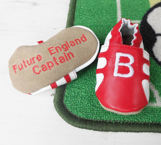 Baby's Initial First Football Booties, Multiple Choices Available - Clothing & Accessories - The Present King