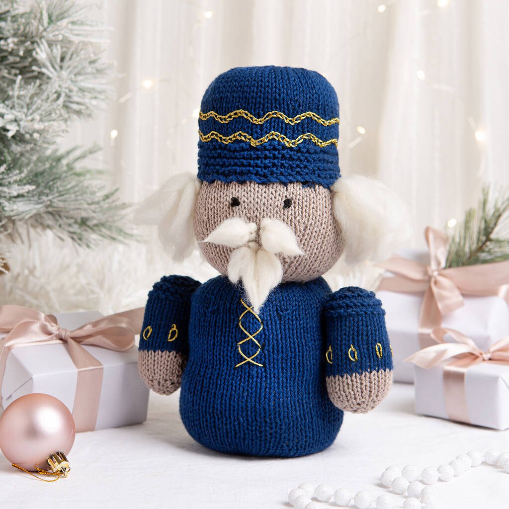 Bailey Nutcracker Christmas Easy Knitting Kit - Toys & Games - The Present King