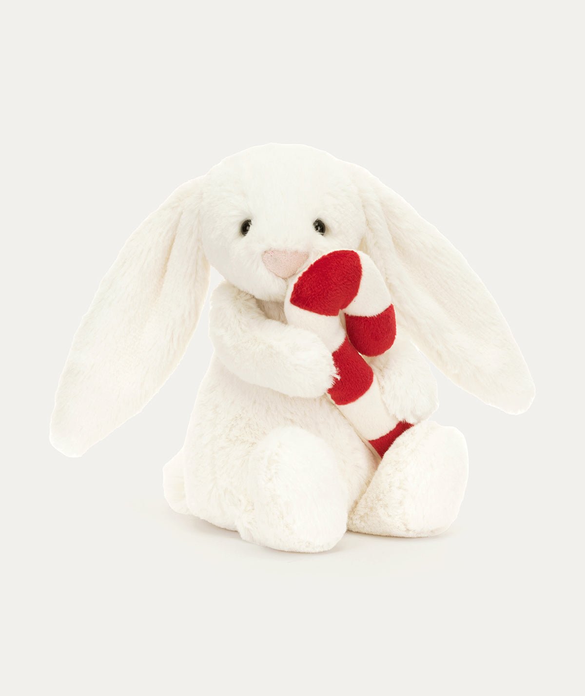 Bashful Bunny with Candy Cane - White - Toys & Games - The Present King