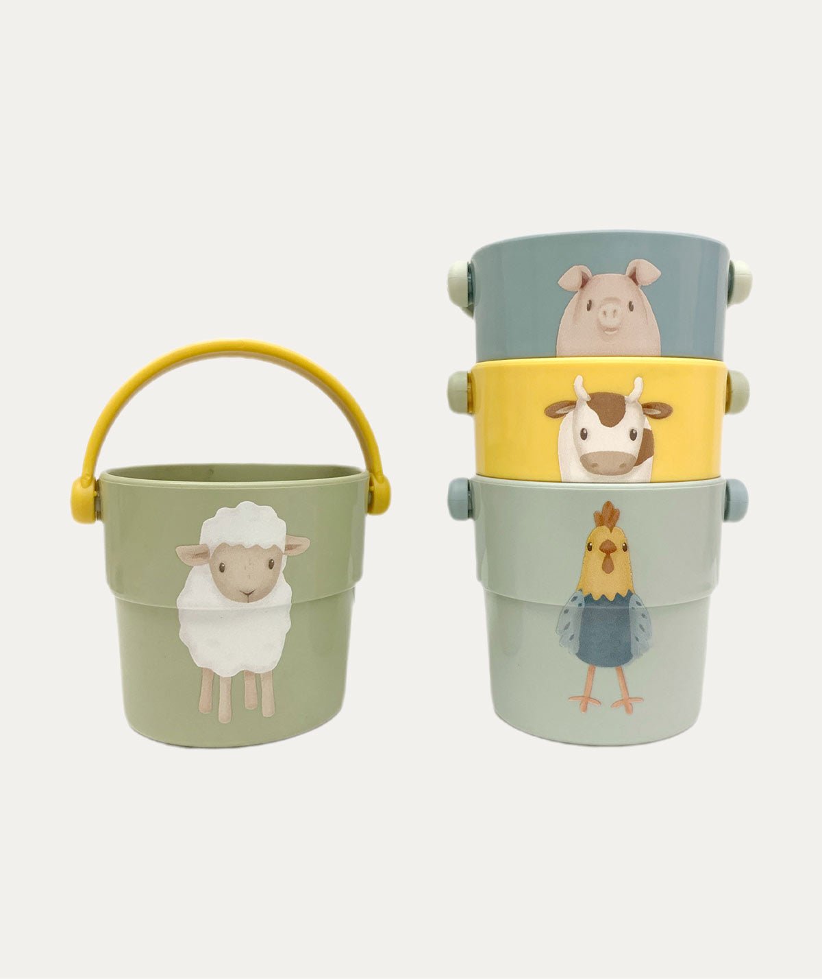 Bath Cups - Little Farm - Toys & Games - The Present King