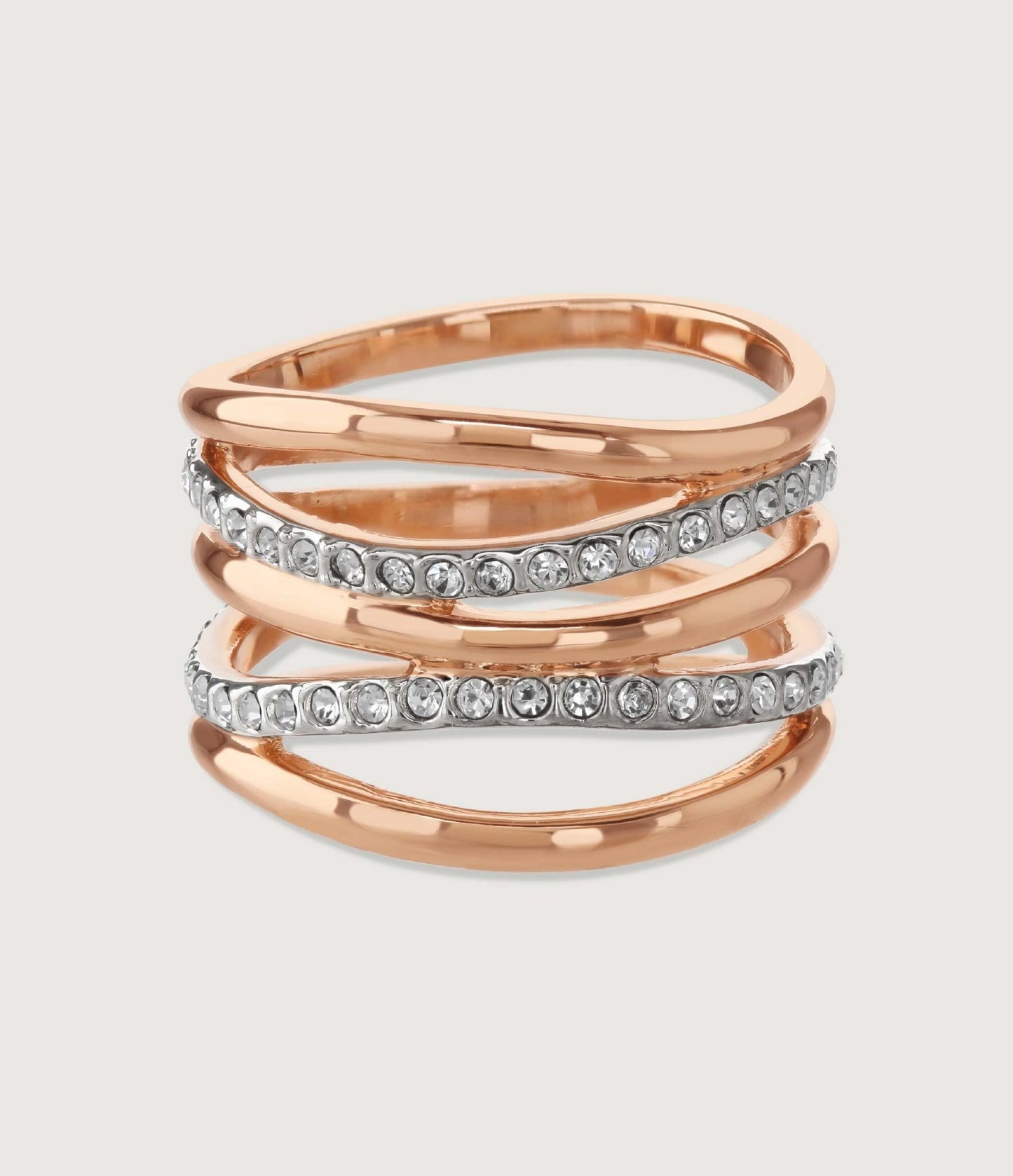 BAYSWATER RING - TWO - TONE ROSE GOLD - Toys & Games - The Present King