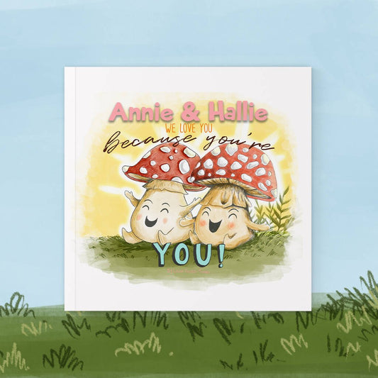 Because You're You Personalised Book For Twins, Green/Red - Toys & Games - The Present King