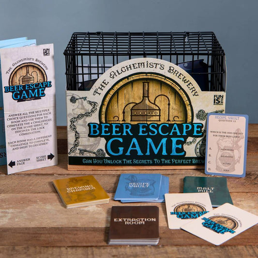 Beer Escape Room Game, Multi - Coloured - Toys & Games - The Present King