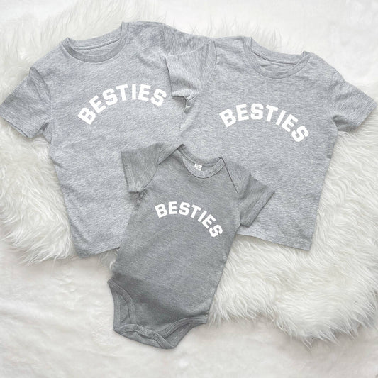 Besties Three Siblings Three T Shirt Set, Multiple Choices Available - Clothing & Accessories - The Present King