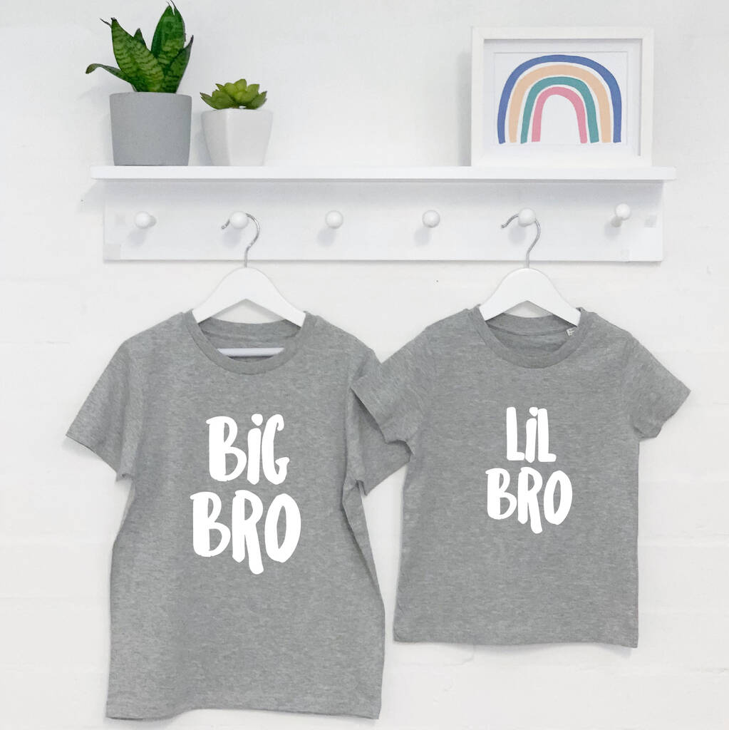 Big Bro Lil Bro / Big Sis Lil Sis Set, Multiple Choices Available - Clothing & Accessories - The Present King