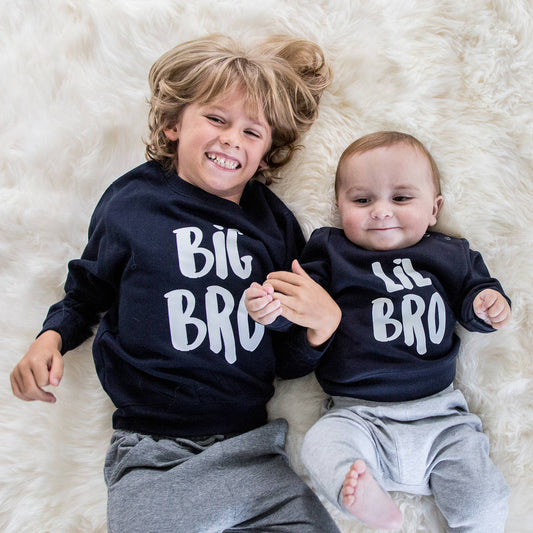 Big Bro Lil Bro / Big Sis Lil Sis Sweatshirt Set, Multiple Choices Available - Clothing & Accessories - The Present King