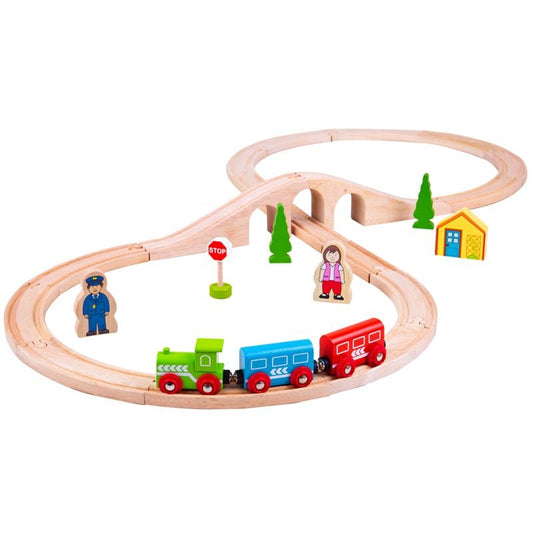 Bigjigs - Figure of Eight Train Set - Toys & Games - The Present King