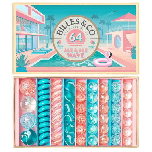 Billes & Co Marbles Miami Wave Box - Toys & Games - The Present King