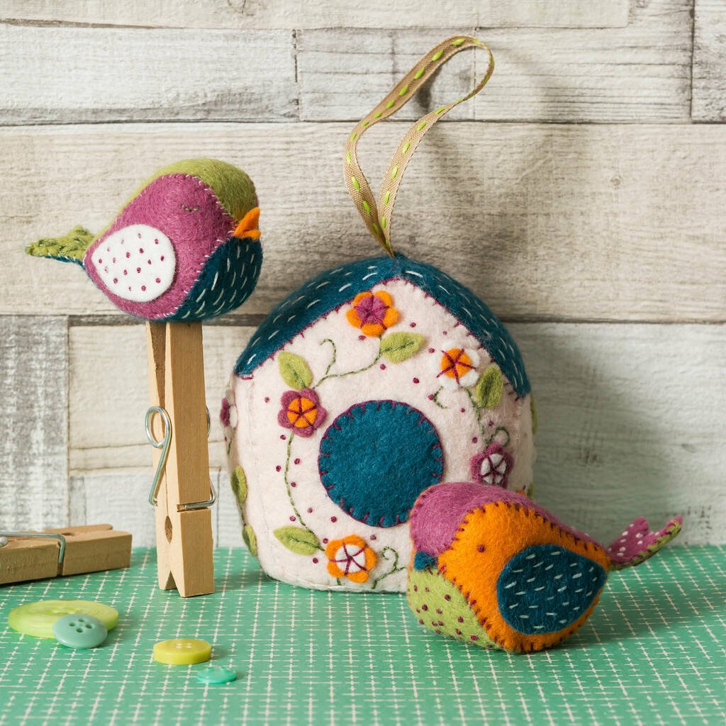 Birdhouse And Birds Felt Craft Kit - Toys & Games - The Present King