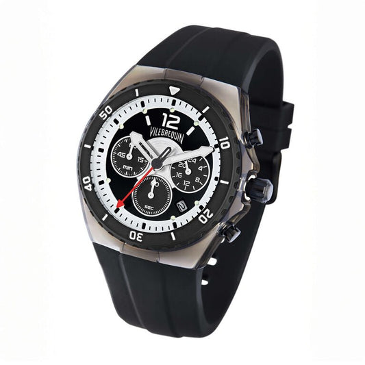 Black Steel Chrono Watch Vilebrequin - Toys, Games & Puzzles - The Present King