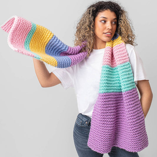 Blanket Scarf Beginner Knitting Kit - Toys & Games - The Present King