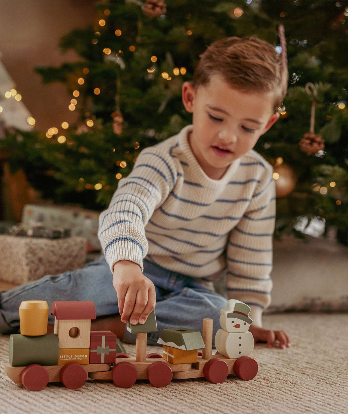 Blocks Train Christmas - Multi - Toys & Games - The Present King