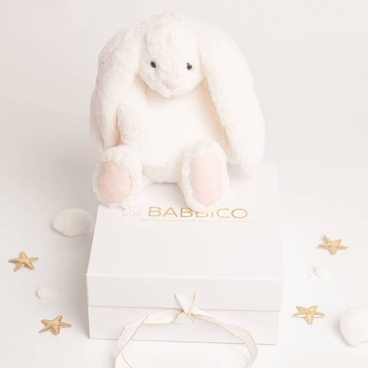 Blossom The Bunny White And Pink Soft Plush Toy, Pink/White - Toys & Games - The Present King