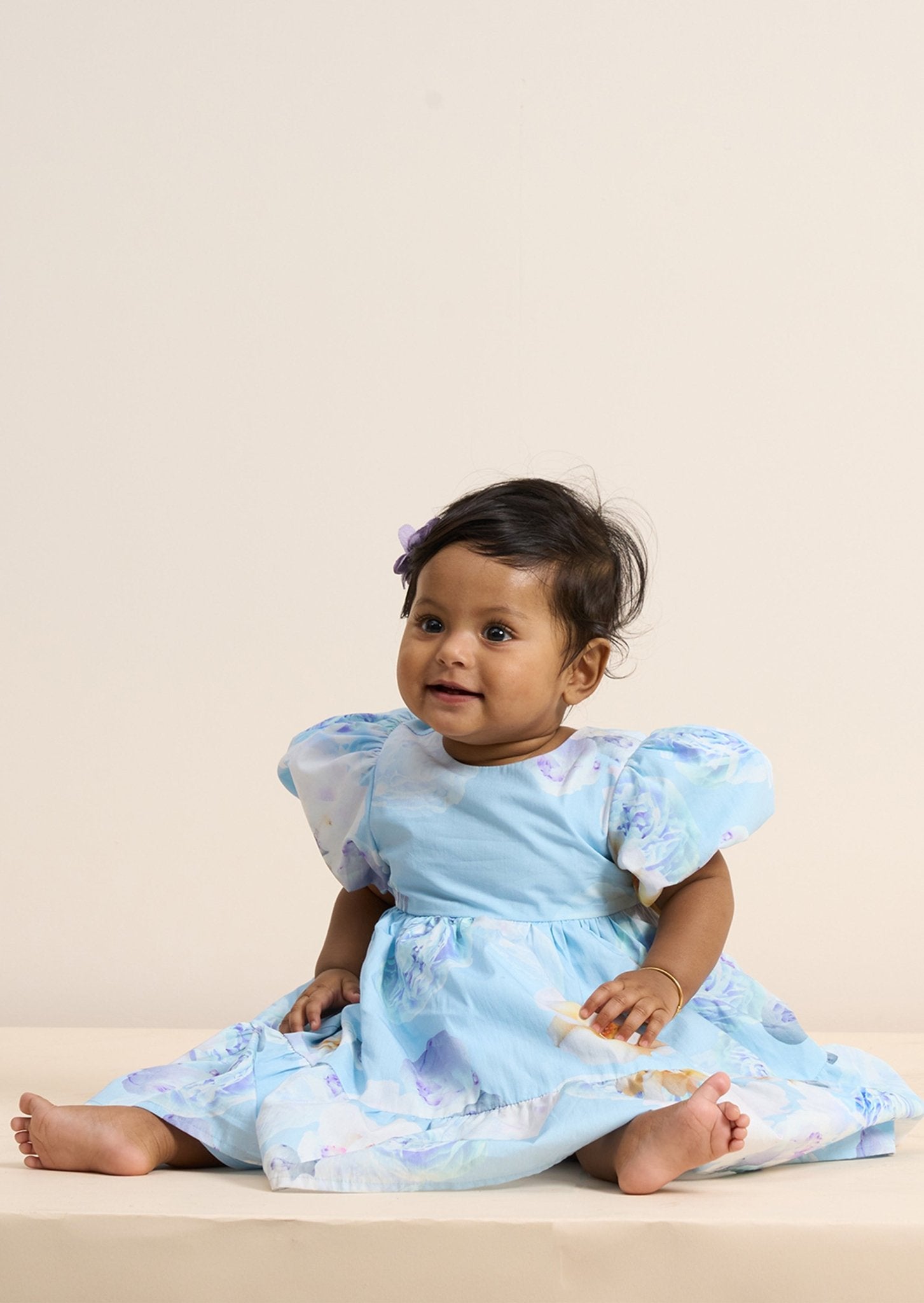 Blue Flower Girl Dress - Clothing & Accessories - The Present King