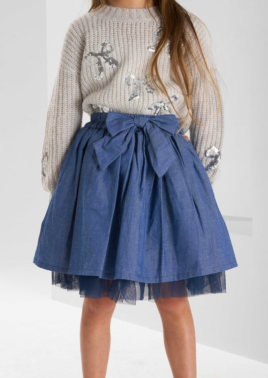 Blue Mesh Skirt - Clothing & Accessories - The Present King