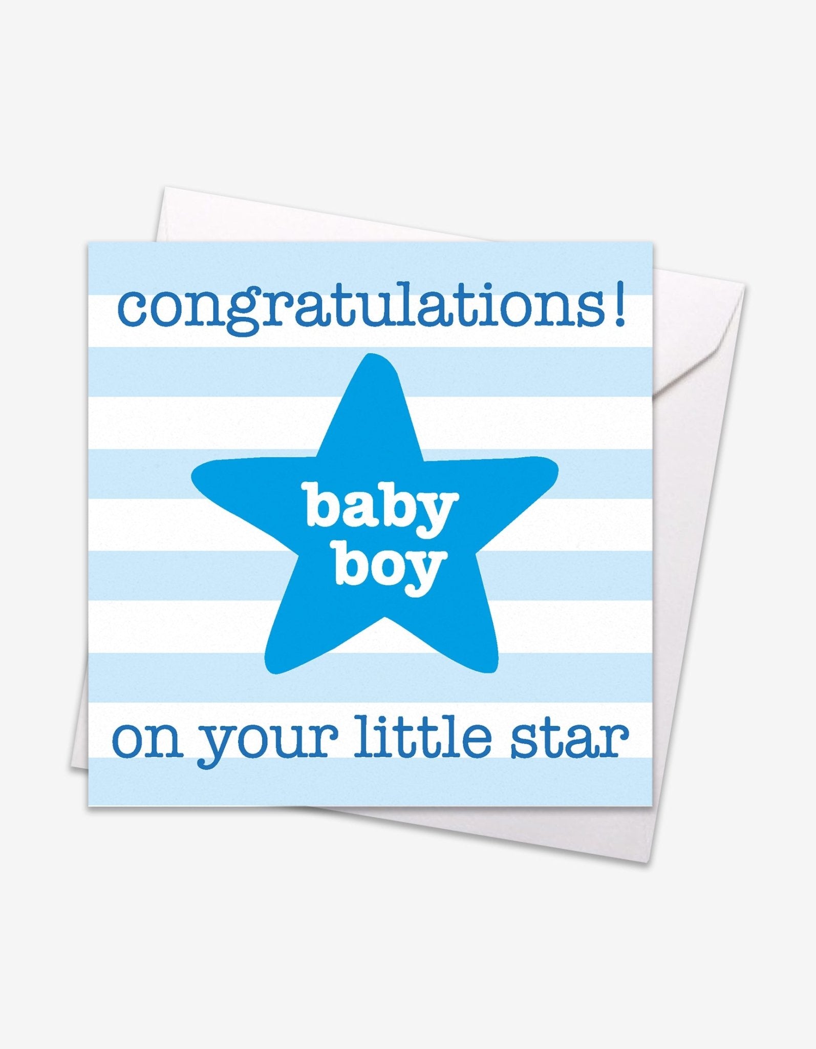 Blue Star Baby Card - Toys & Games - The Present King