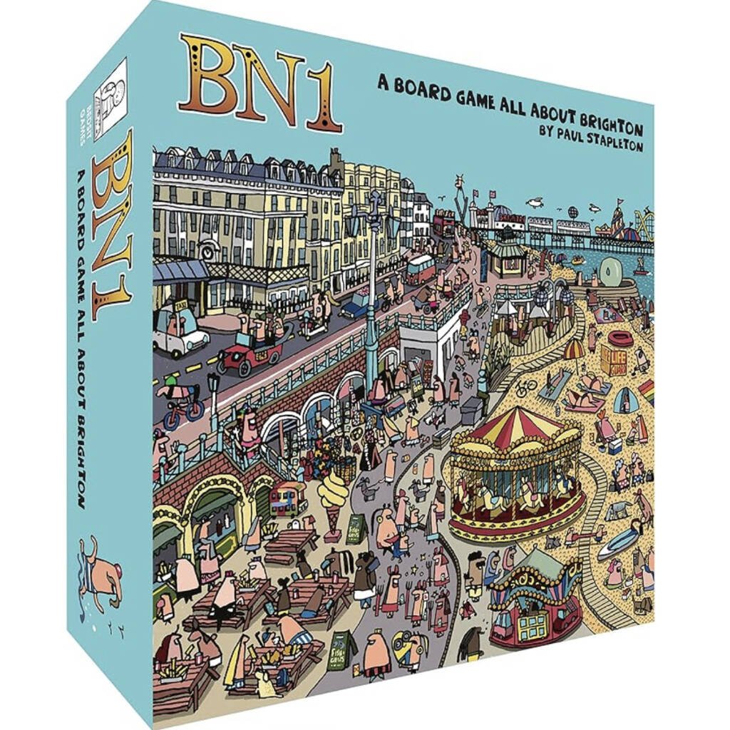 Bn1: A Board Game All About Brighton, Multi - Coloured - Toys & Games - The Present King