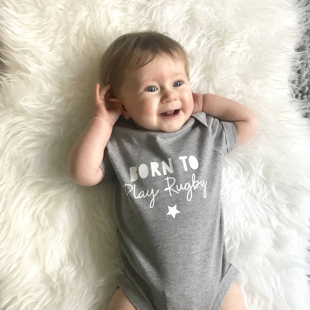 Born To… Personalised Babygrow, Multiple Choices Available - Clothing & Accessories > Clothing > Baby & Toddler Clothing > Babygros - The Present King