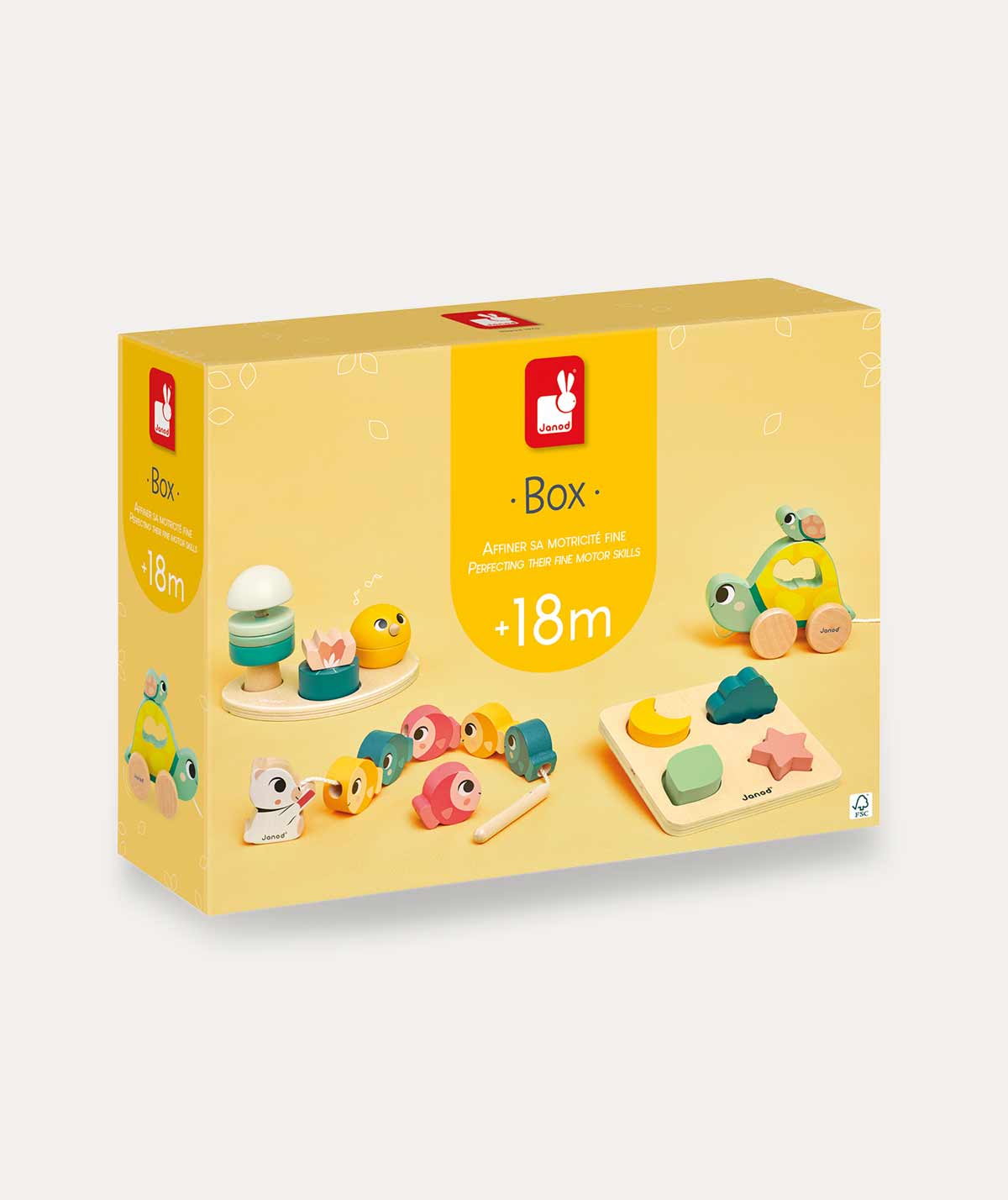 Box 18 Months - Yellow Multi - Toys & Games - The Present King