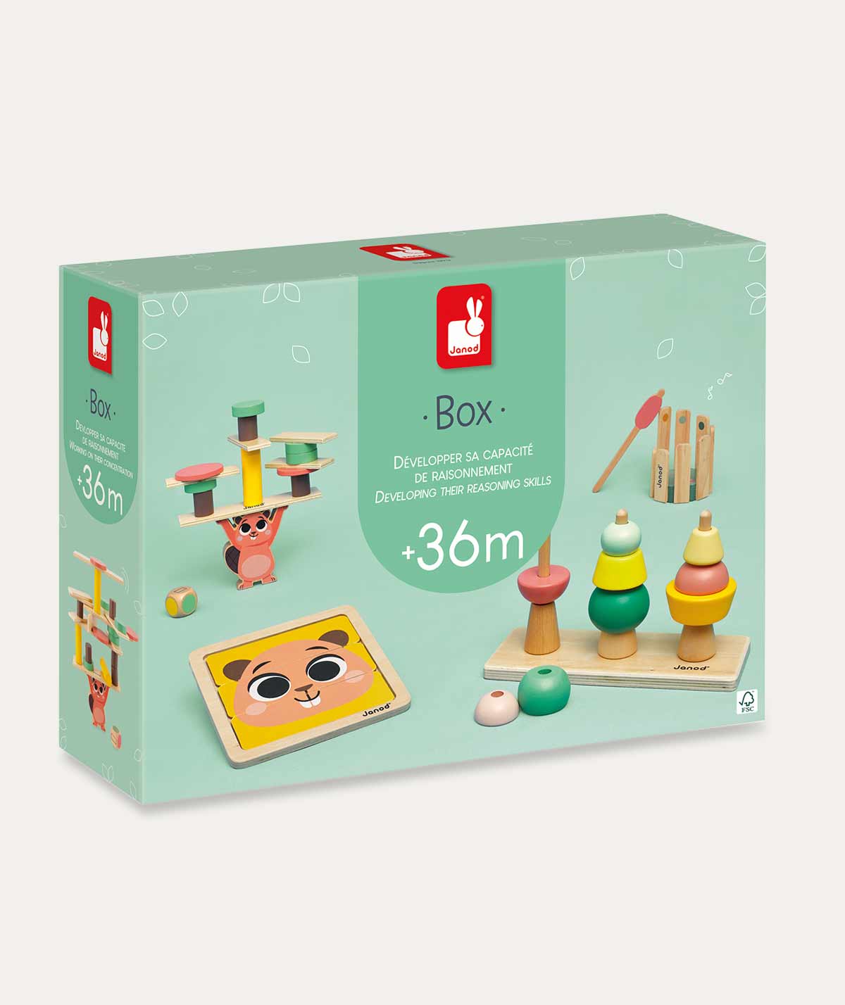 Box 36 Months - Green Multi - Toys & Games - The Present King