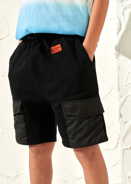 Boys Black Jersey Shorts - Clothing & Accessories - The Present King