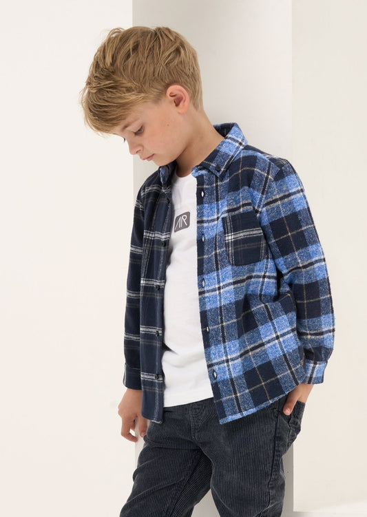 Boys Blue Check Shirt | Boys - Clothing & Accessories - The Present King