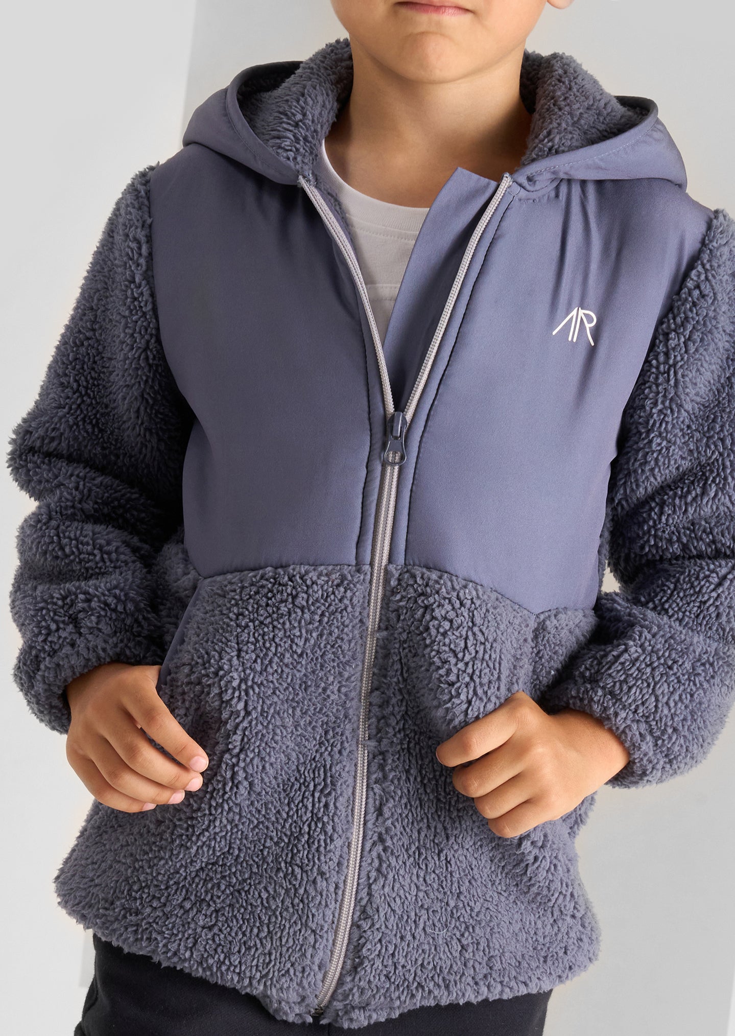 Boys Blue Hooded Jacket - Clothing & Accessories - The Present King