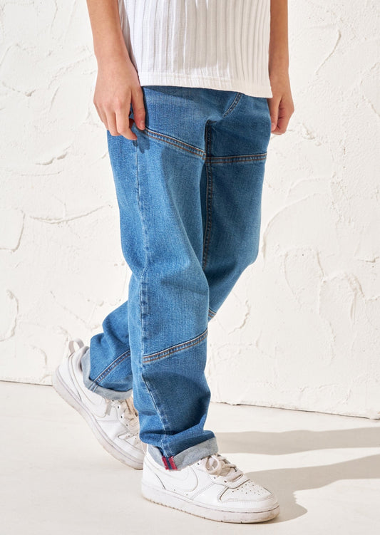 Boys Blue Jeans - Clothing & Accessories > Clothing > Trousers & Jeans - The Present King