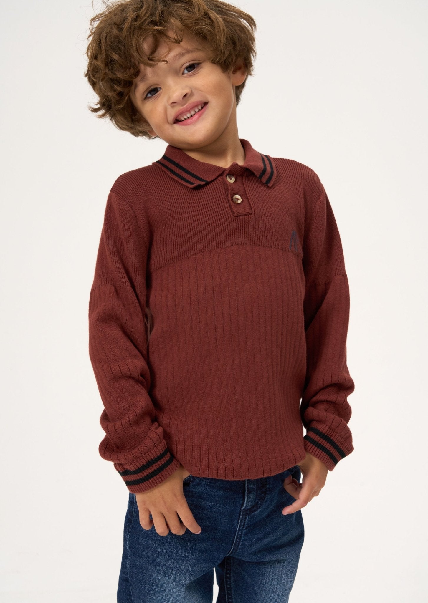 Boys Brown Polo Shirt - Clothing & Accessories > Clothing > Tops > Polo Shirts - The Present King