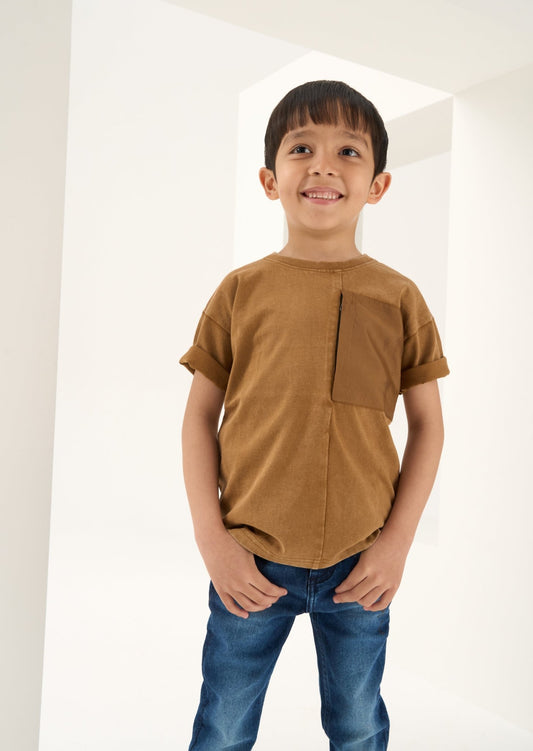 Boys Brown T Shirt | Boys - Clothing & Accessories - The Present King