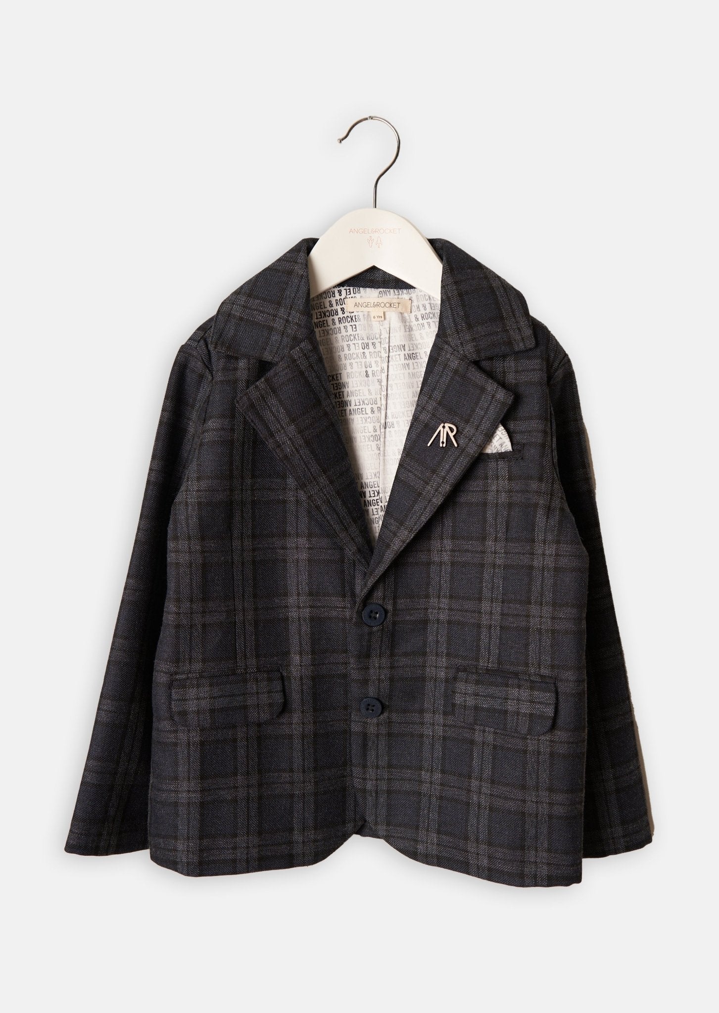 Boys Check Blazer - Clothing & Accessories - The Present King