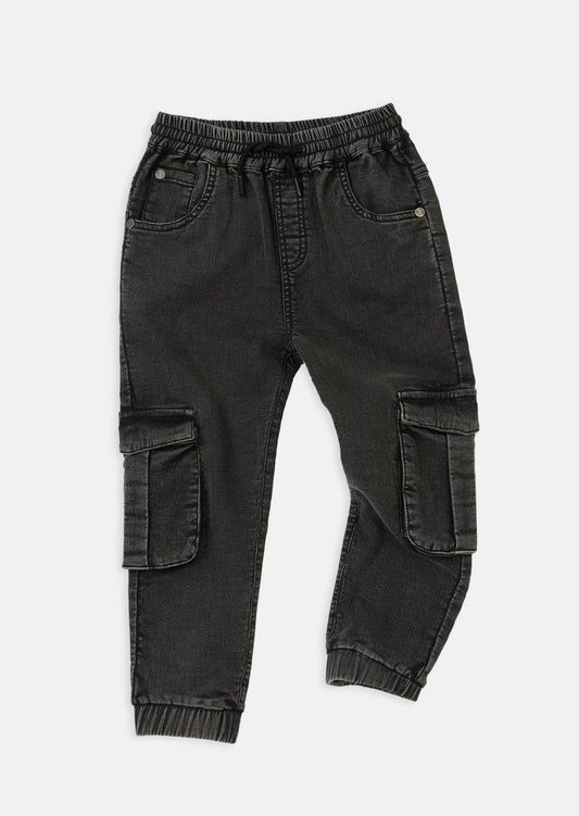 Boys Denim Joggers - Clothing & Accessories > Clothing > Pants - The Present King