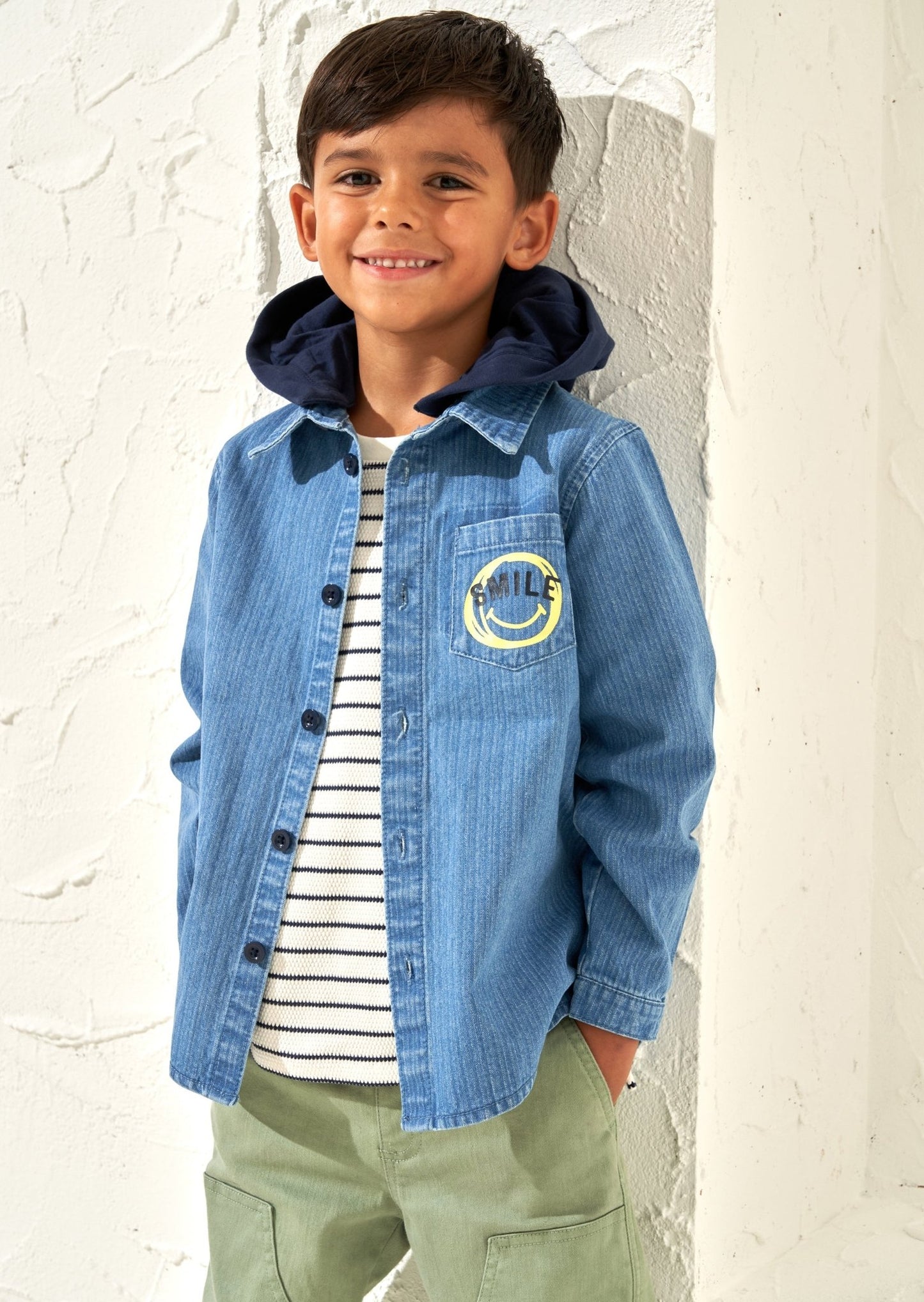 Boys Denim Overshirt - Clothing & Accessories - The Present King