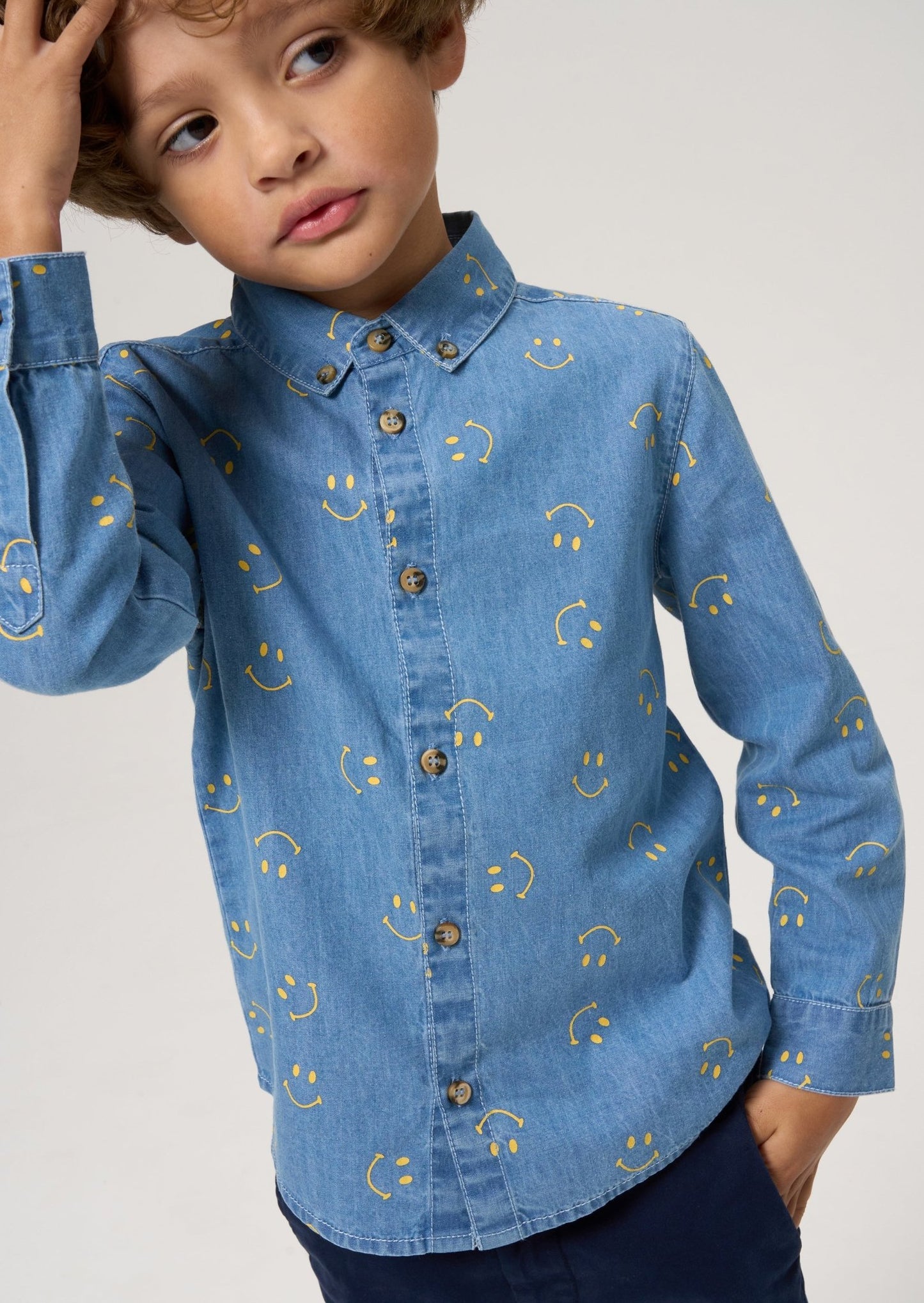 Boys Denim Shirt - Clothing & Accessories - The Present King