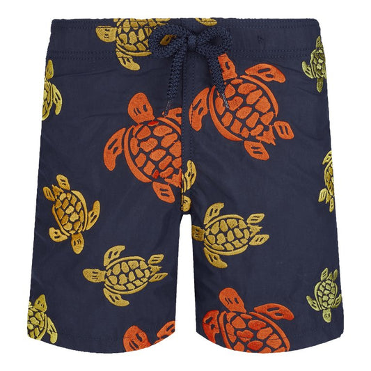 Boys Embroided Swim Shorts Ronde Des Tortues - Clothing & Accessories - The Present King