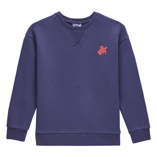 Boys Embroidered Crewneck Sweatshirt Tortue - Clothing & Accessories - The Present King