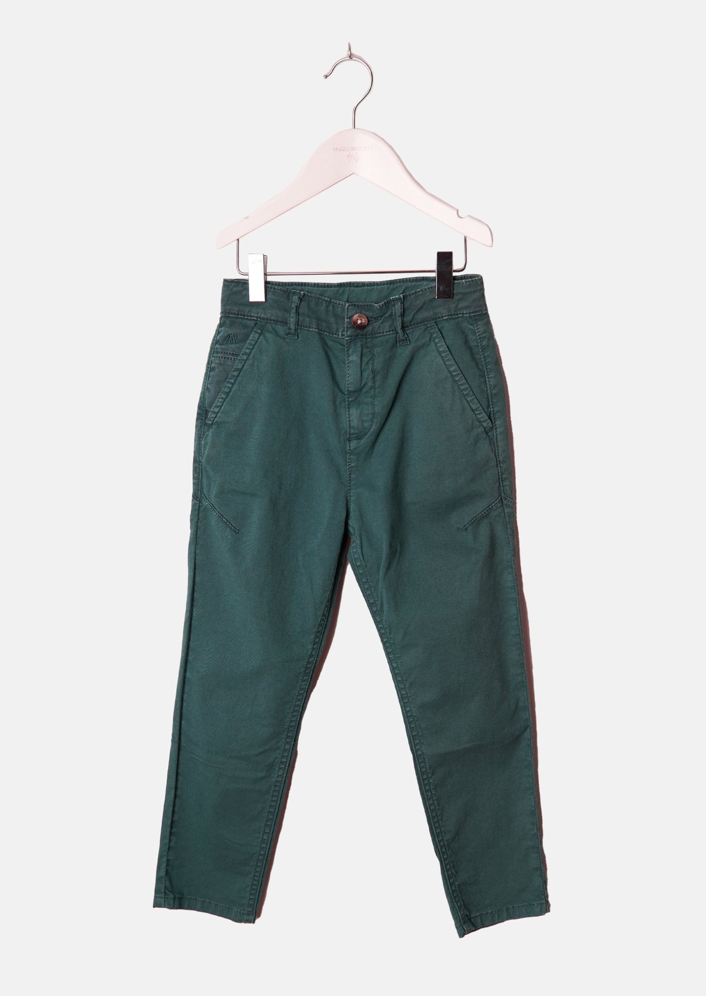 Boys Green Chinos - Clothing & Accessories - The Present King