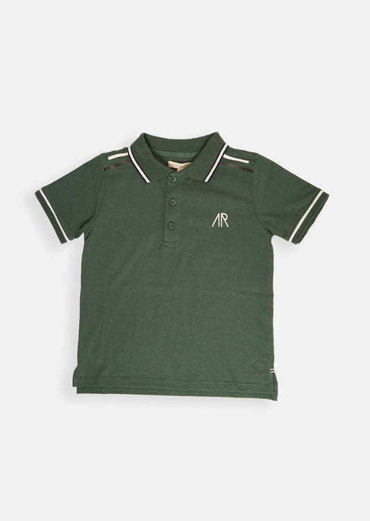 Boys Green Polo Shirt - Clothing & Accessories - The Present King