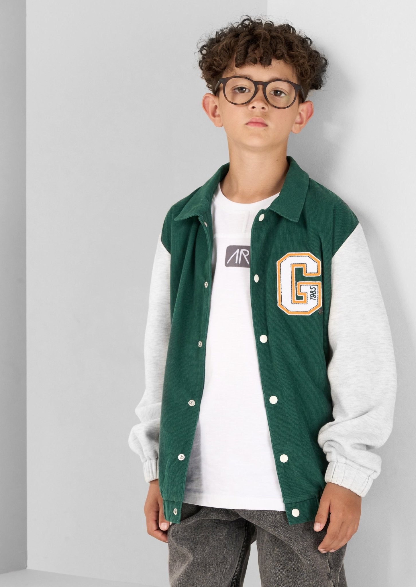 Boys Green Varsity Jacket - Clothing & Accessories - The Present King