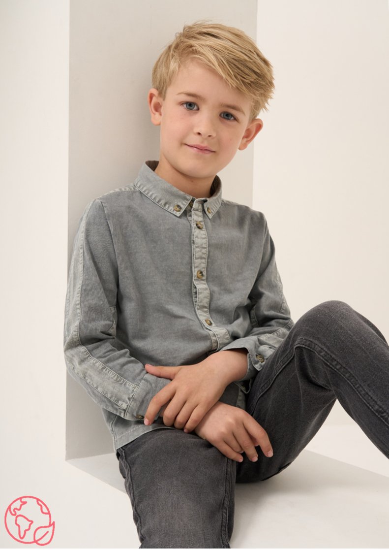 Boys Grey Shirt | Boys - Clothing & Accessories - The Present King