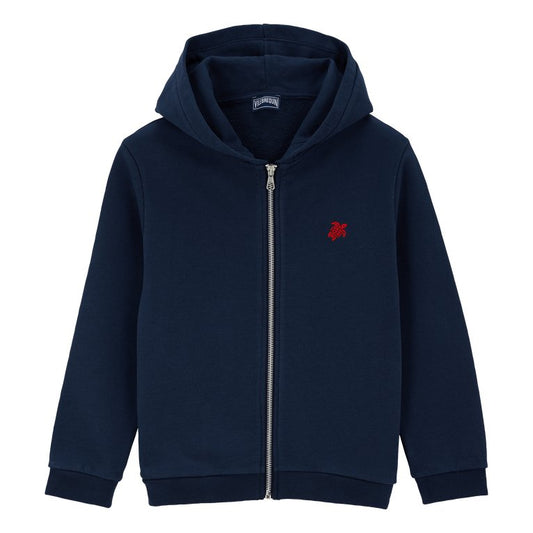 Boys Hooded Front Zip Sweatshirt Placed Back Gomy - Clothing & Accessories - The Present King