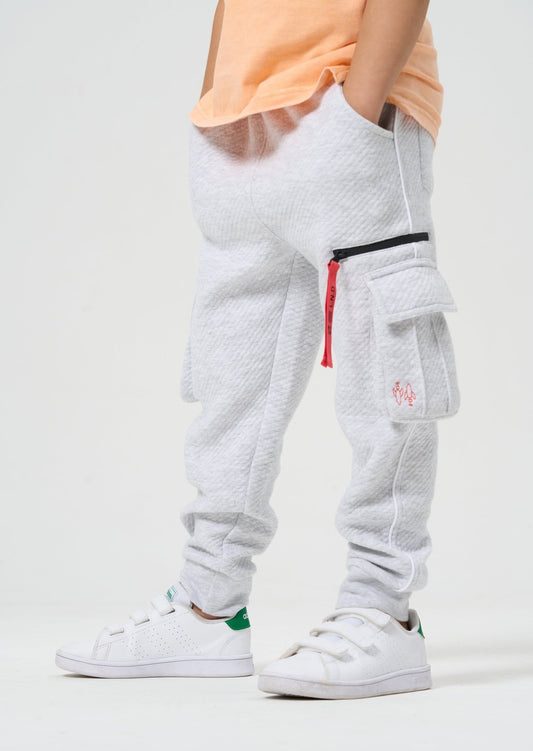 Boys Light Grey Joggers - Clothing & Accessories > Clothing > Baby & Toddler Clothing - The Present King