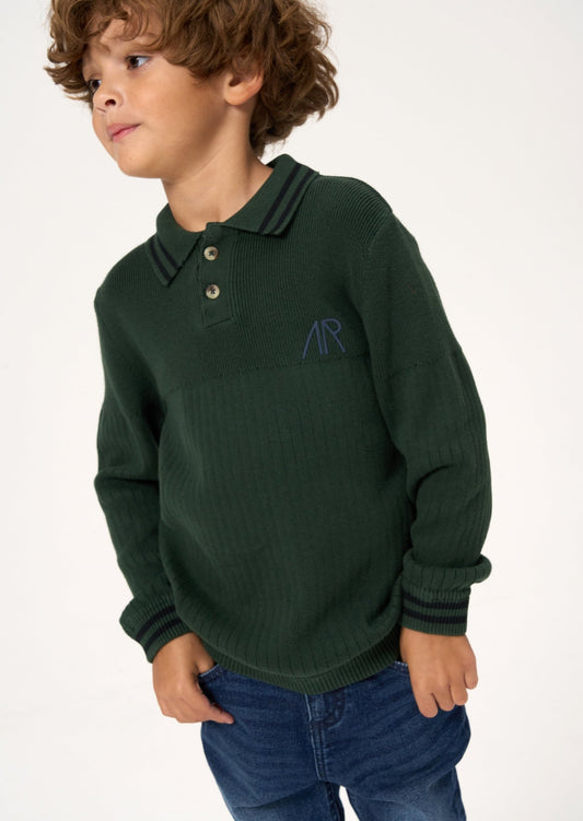 Boys Long Sleeve Polo Shirt - Clothing & Accessories - The Present King